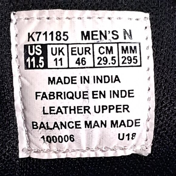 Rockport World Tour Classic Shoes Mens 11.5 N Black Leather Lace Up K71185 - Picture 15 of 15